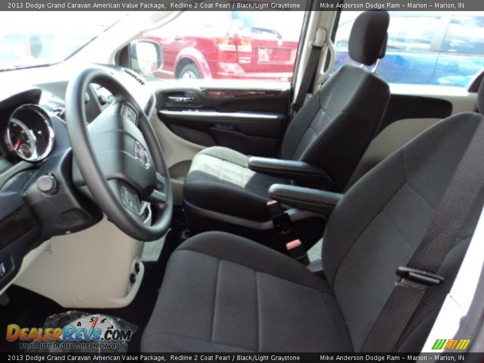 2013 Dodge Grand Caravan American Value Package Redline 2 Coat Pearl / Black/Light Graystone Photo #5