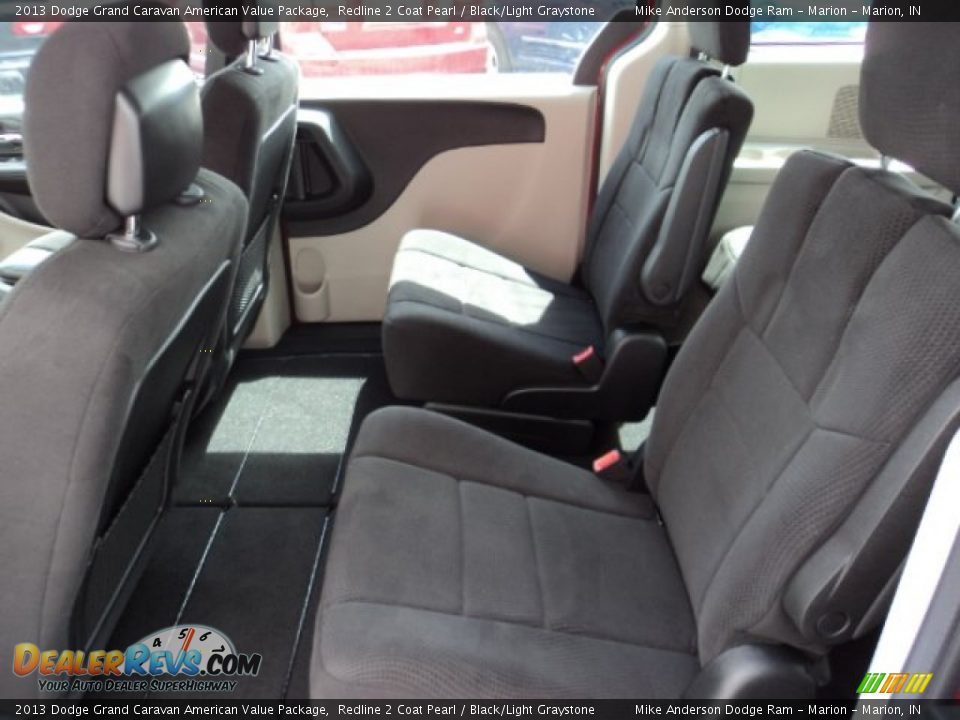 2013 Dodge Grand Caravan American Value Package Redline 2 Coat Pearl / Black/Light Graystone Photo #8