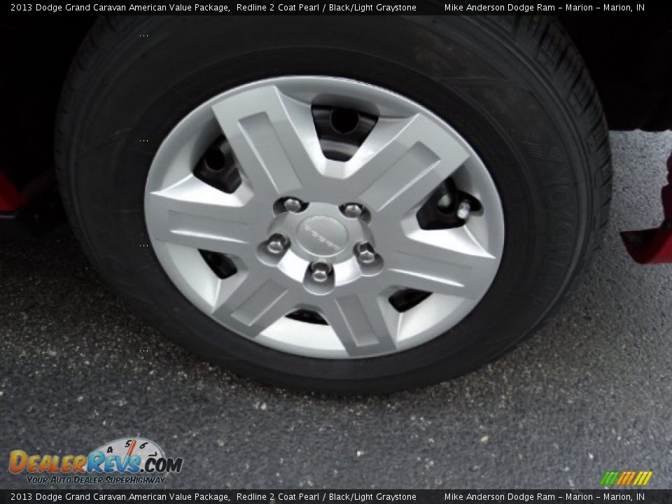 2013 Dodge Grand Caravan American Value Package Redline 2 Coat Pearl / Black/Light Graystone Photo #10