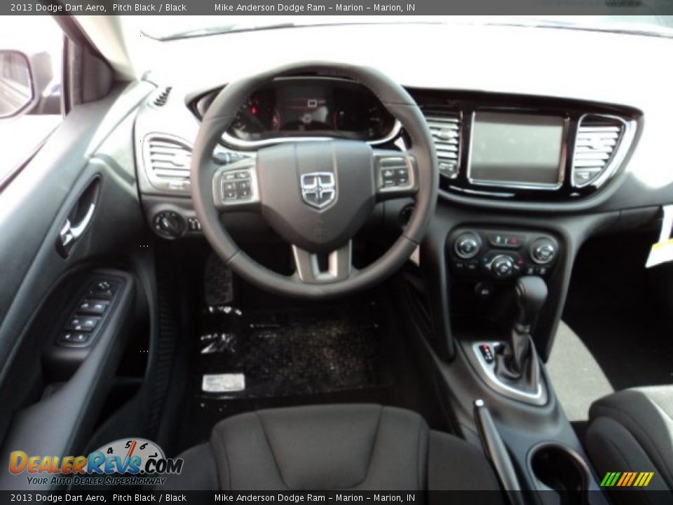 2013 Dodge Dart Aero Pitch Black / Black Photo #4