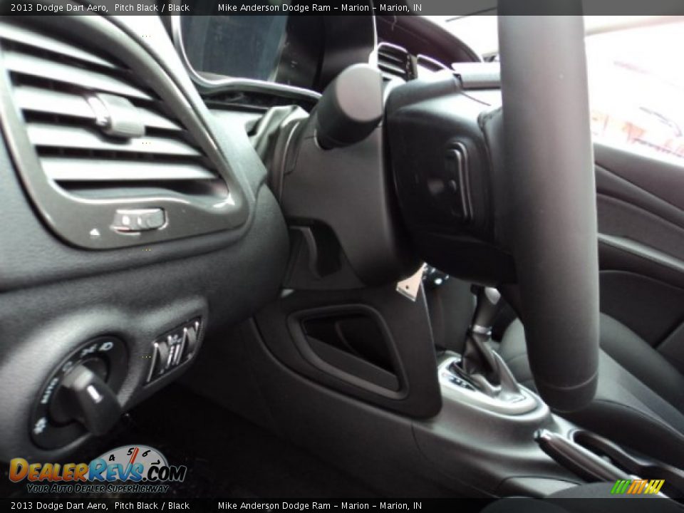 2013 Dodge Dart Aero Pitch Black / Black Photo #12