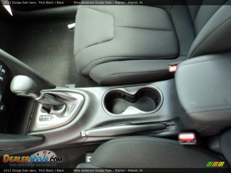 2013 Dodge Dart Aero Pitch Black / Black Photo #14