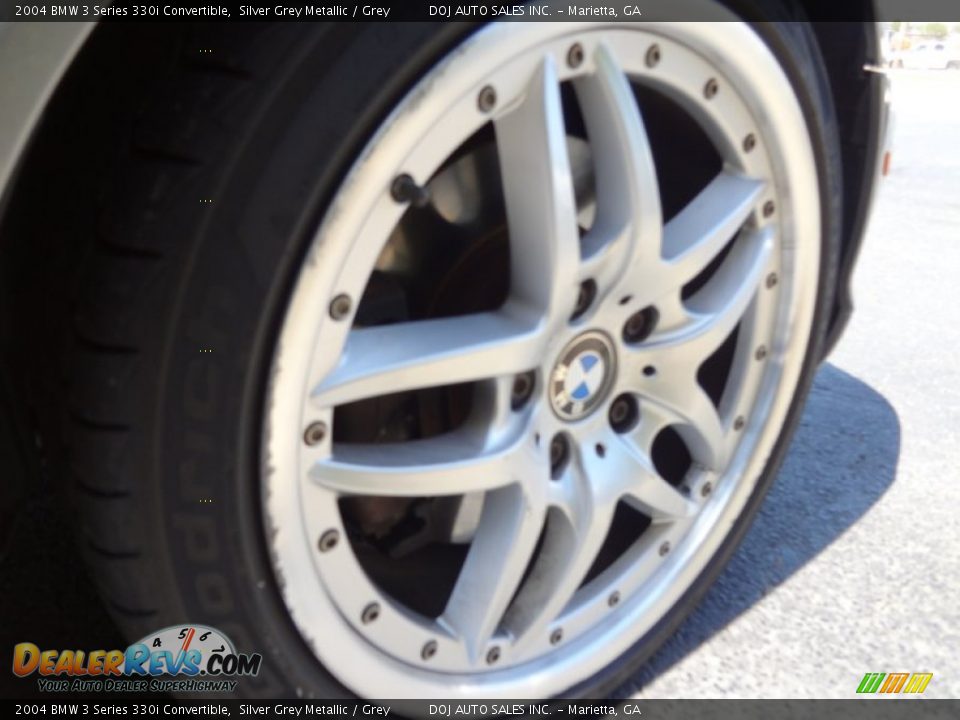 2004 BMW 3 Series 330i Convertible Silver Grey Metallic / Grey Photo #20