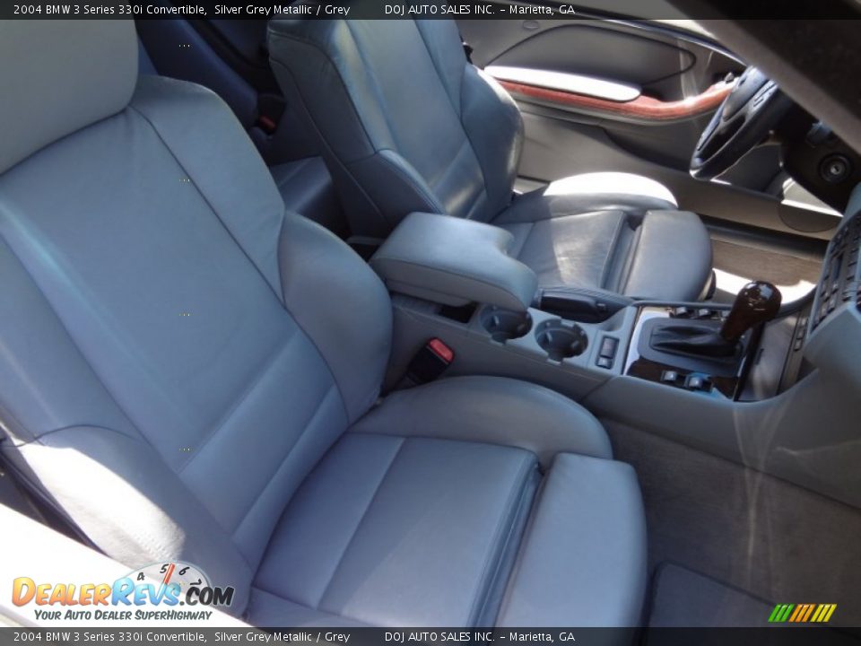 2004 BMW 3 Series 330i Convertible Silver Grey Metallic / Grey Photo #24
