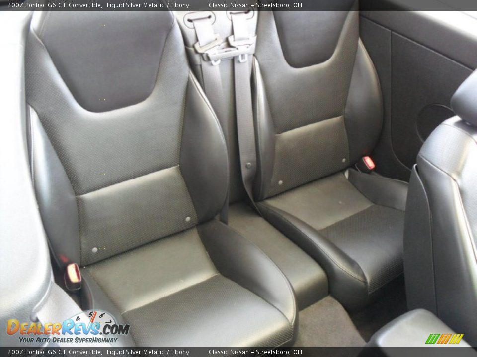 2007 Pontiac G6 GT Convertible Liquid Silver Metallic / Ebony Photo #13