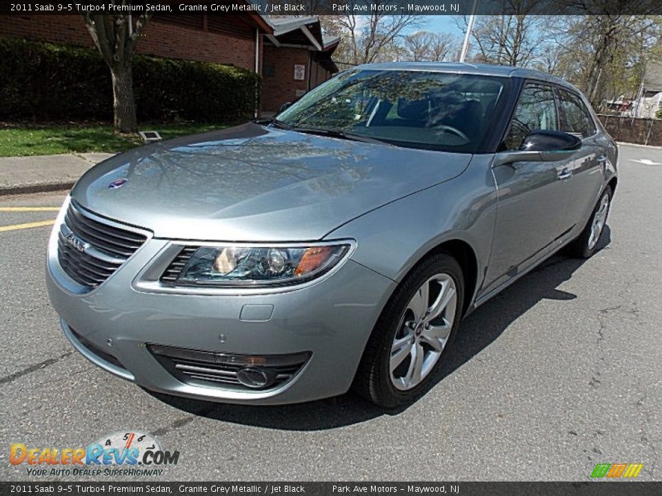 2011 Saab 9-5 Turbo4 Premium Sedan Granite Grey Metallic / Jet Black Photo #1