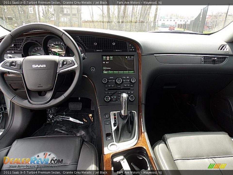 2011 Saab 9-5 Turbo4 Premium Sedan Granite Grey Metallic / Jet Black Photo #12
