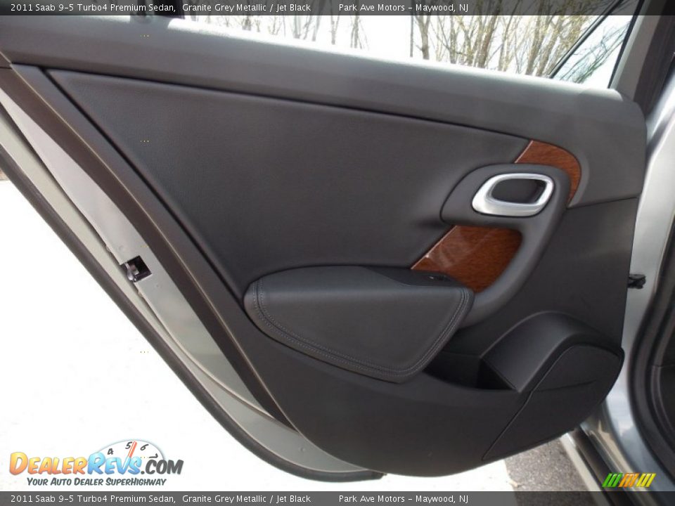 2011 Saab 9-5 Turbo4 Premium Sedan Granite Grey Metallic / Jet Black Photo #13