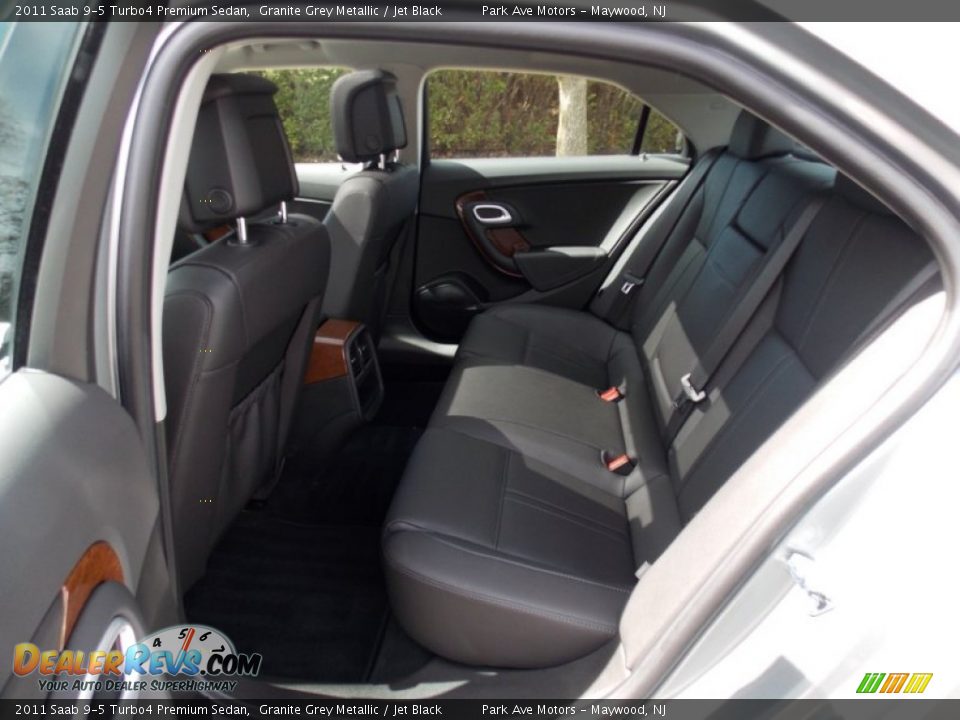 2011 Saab 9-5 Turbo4 Premium Sedan Granite Grey Metallic / Jet Black Photo #14