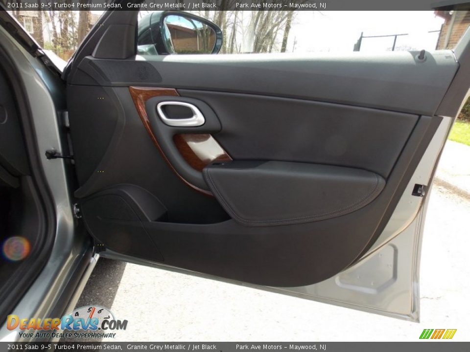 2011 Saab 9-5 Turbo4 Premium Sedan Granite Grey Metallic / Jet Black Photo #15