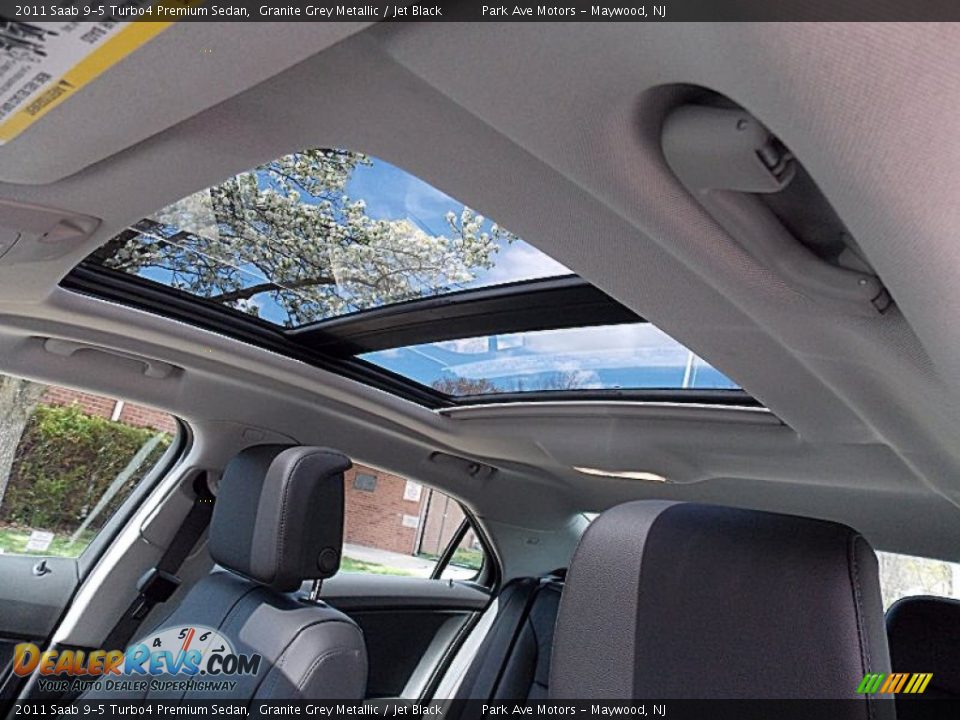 2011 Saab 9-5 Turbo4 Premium Sedan Granite Grey Metallic / Jet Black Photo #20