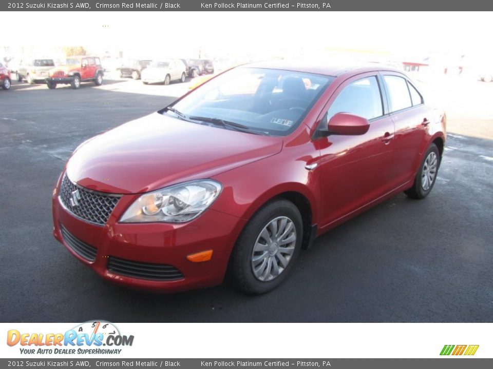 2012 Suzuki Kizashi S AWD Crimson Red Metallic / Black Photo #1