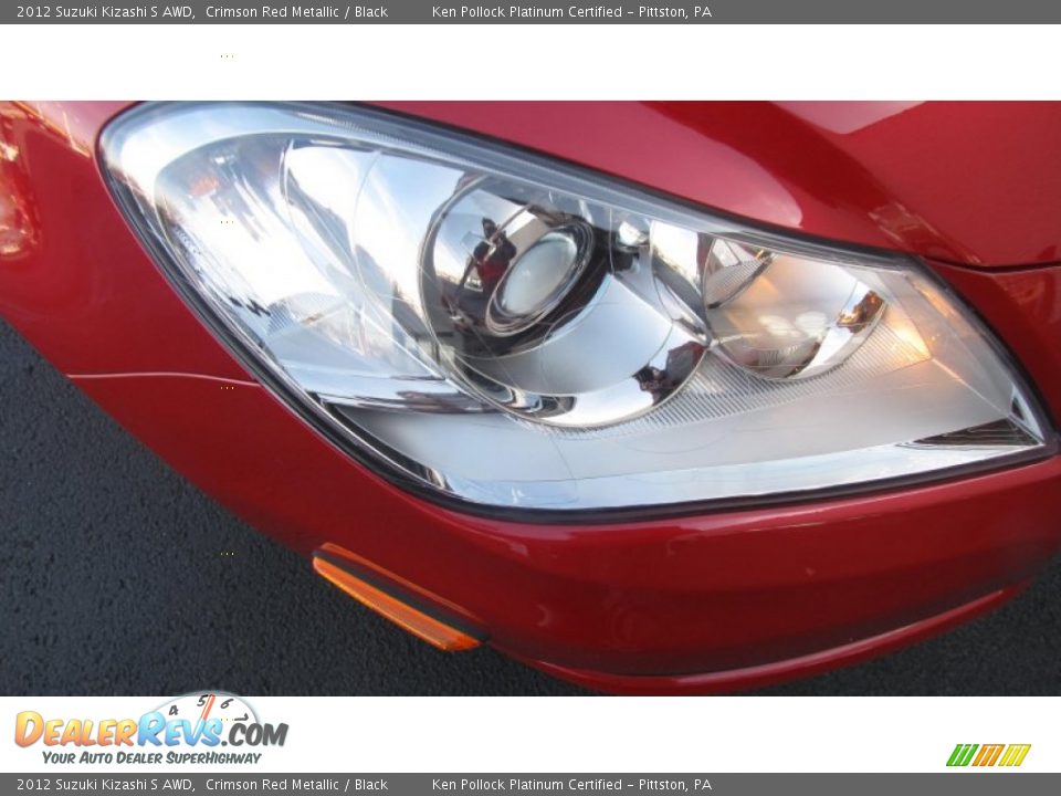 2012 Suzuki Kizashi S AWD Crimson Red Metallic / Black Photo #2