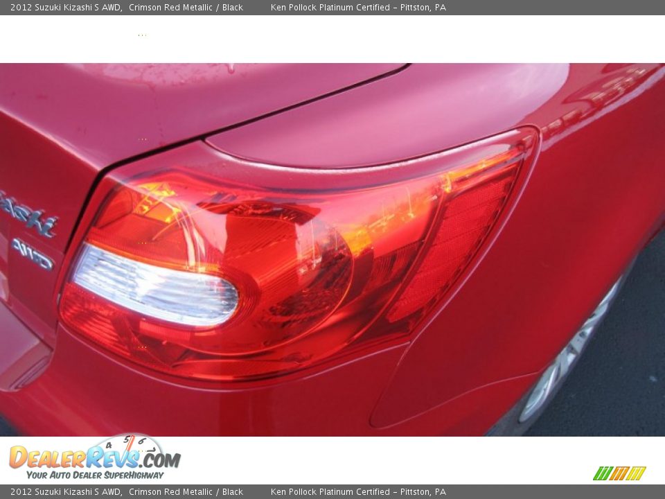 2012 Suzuki Kizashi S AWD Crimson Red Metallic / Black Photo #4