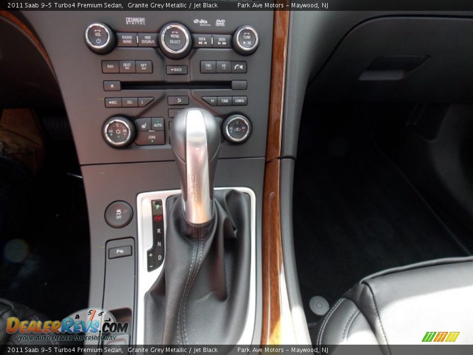 2011 Saab 9-5 Turbo4 Premium Sedan Granite Grey Metallic / Jet Black Photo #25