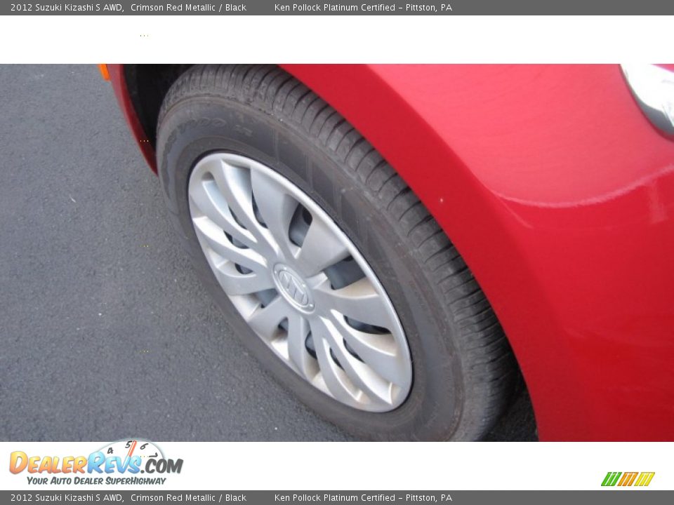 2012 Suzuki Kizashi S AWD Crimson Red Metallic / Black Photo #5