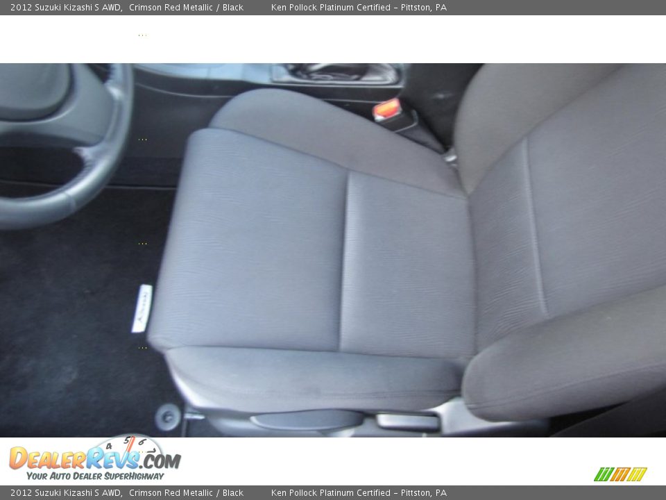 2012 Suzuki Kizashi S AWD Crimson Red Metallic / Black Photo #8