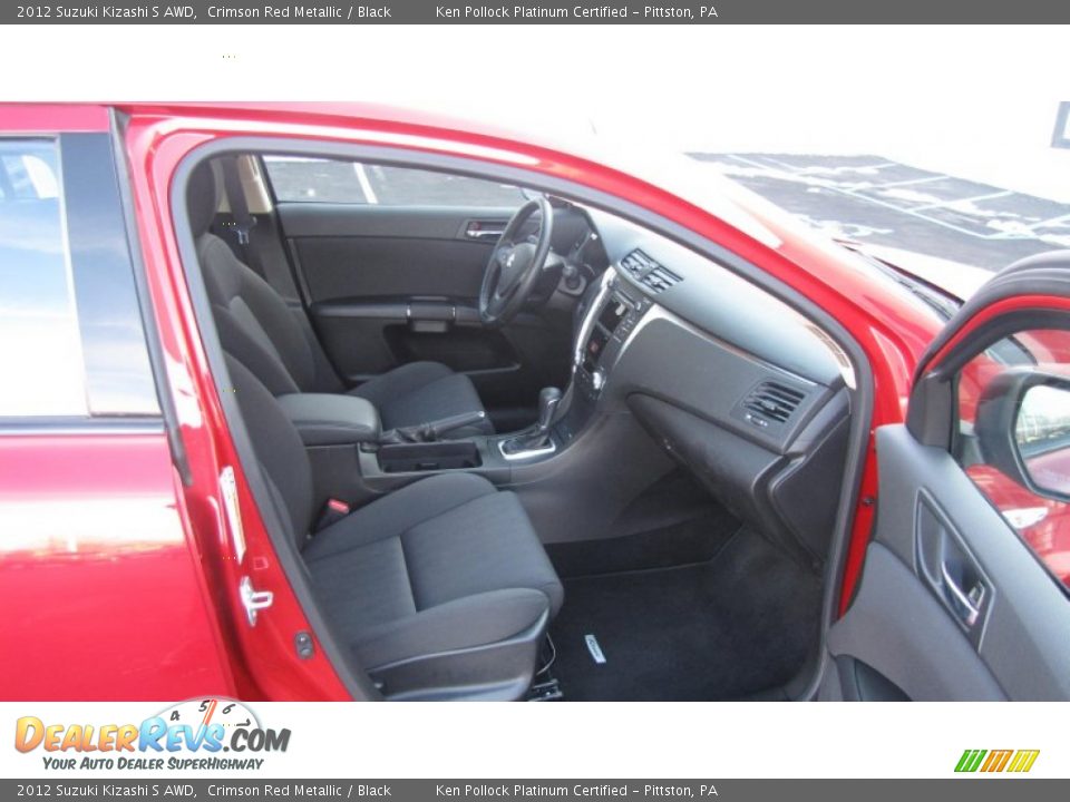 2012 Suzuki Kizashi S AWD Crimson Red Metallic / Black Photo #9