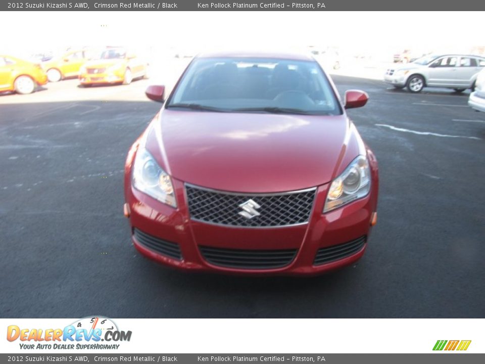 2012 Suzuki Kizashi S AWD Crimson Red Metallic / Black Photo #10