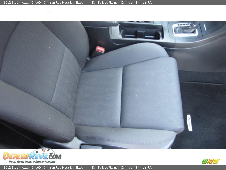 2012 Suzuki Kizashi S AWD Crimson Red Metallic / Black Photo #11