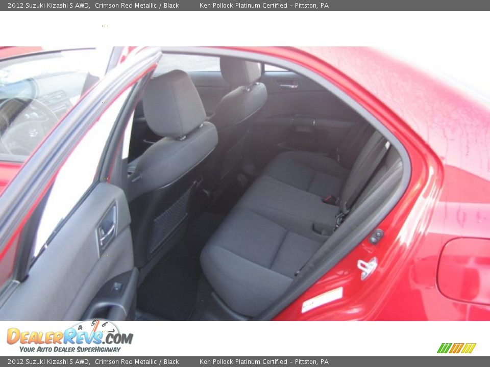 2012 Suzuki Kizashi S AWD Crimson Red Metallic / Black Photo #12