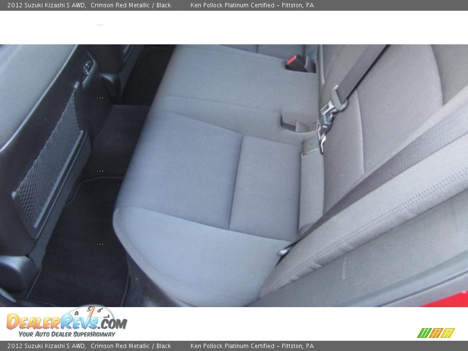 2012 Suzuki Kizashi S AWD Crimson Red Metallic / Black Photo #13