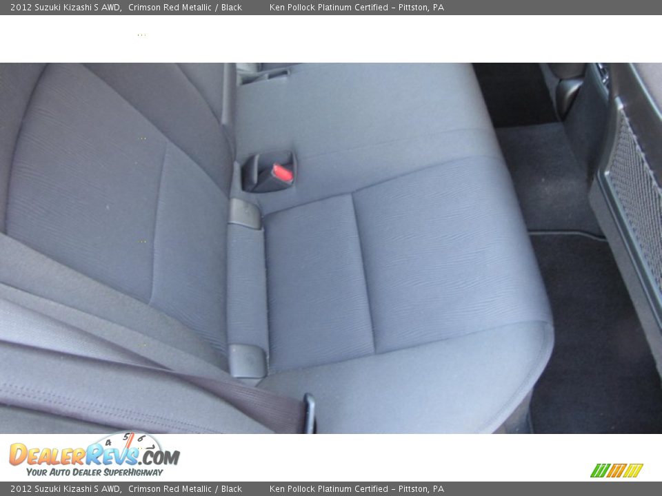 2012 Suzuki Kizashi S AWD Crimson Red Metallic / Black Photo #15