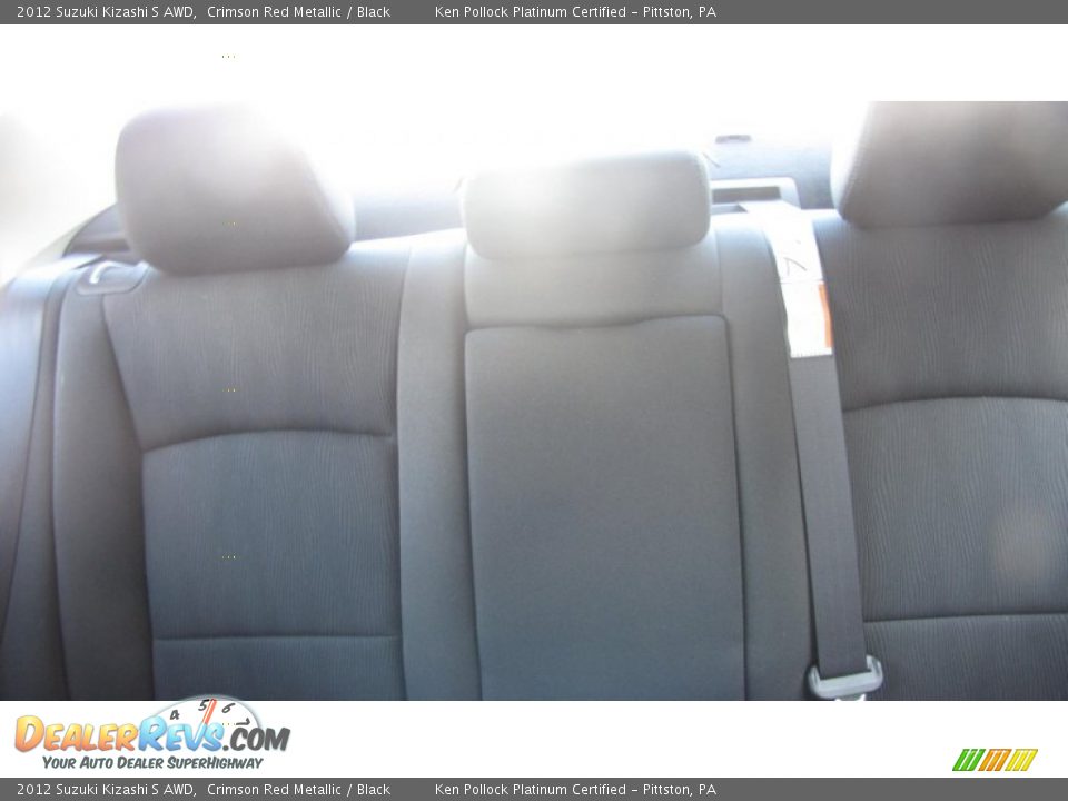 2012 Suzuki Kizashi S AWD Crimson Red Metallic / Black Photo #17
