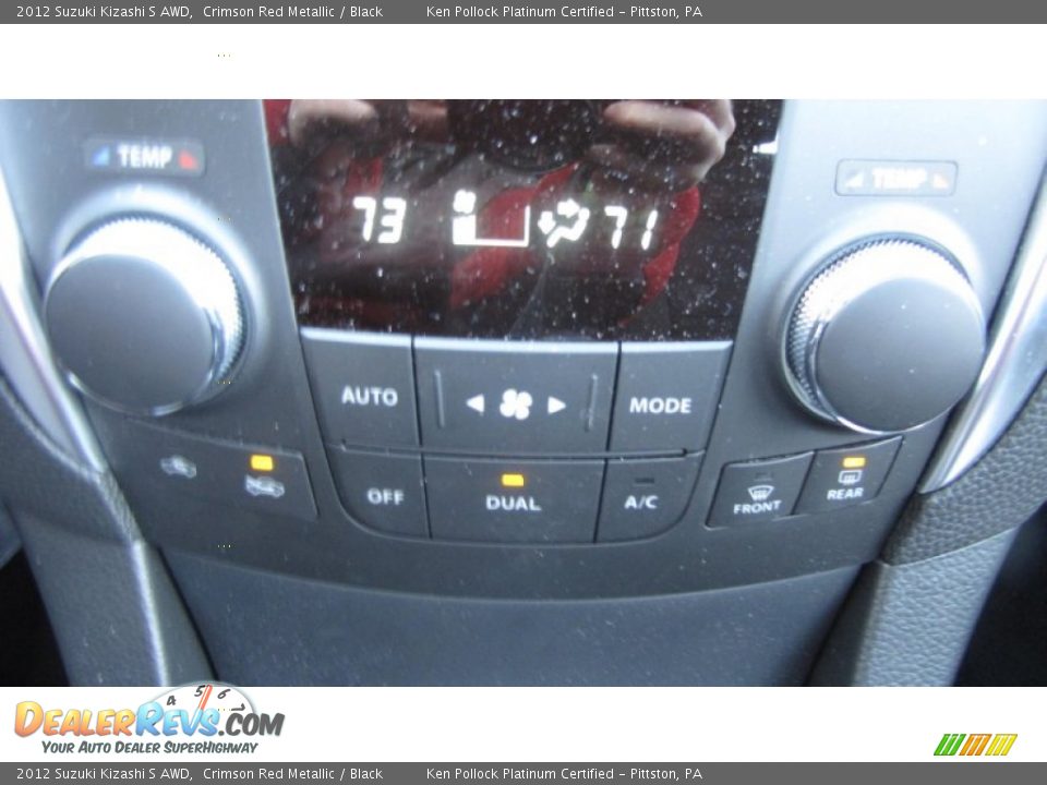 2012 Suzuki Kizashi S AWD Crimson Red Metallic / Black Photo #20