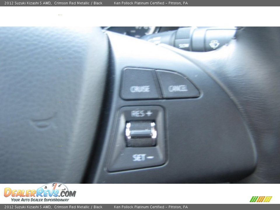 2012 Suzuki Kizashi S AWD Crimson Red Metallic / Black Photo #24