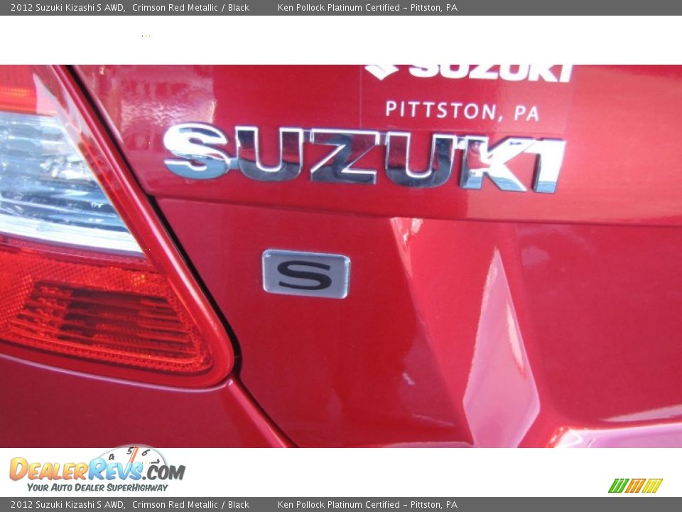 2012 Suzuki Kizashi S AWD Crimson Red Metallic / Black Photo #28