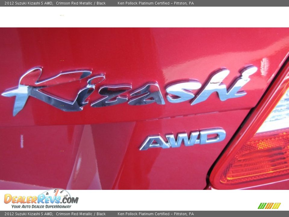 2012 Suzuki Kizashi S AWD Crimson Red Metallic / Black Photo #29