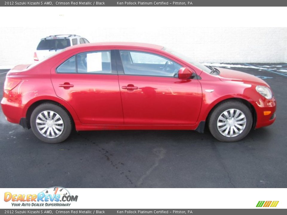 2012 Suzuki Kizashi S AWD Crimson Red Metallic / Black Photo #32