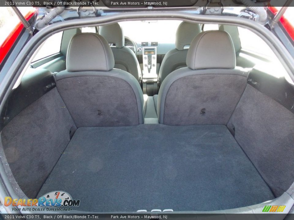 2011 Volvo C30 T5 Black / Off Black/Blonde T-Tec Photo #20