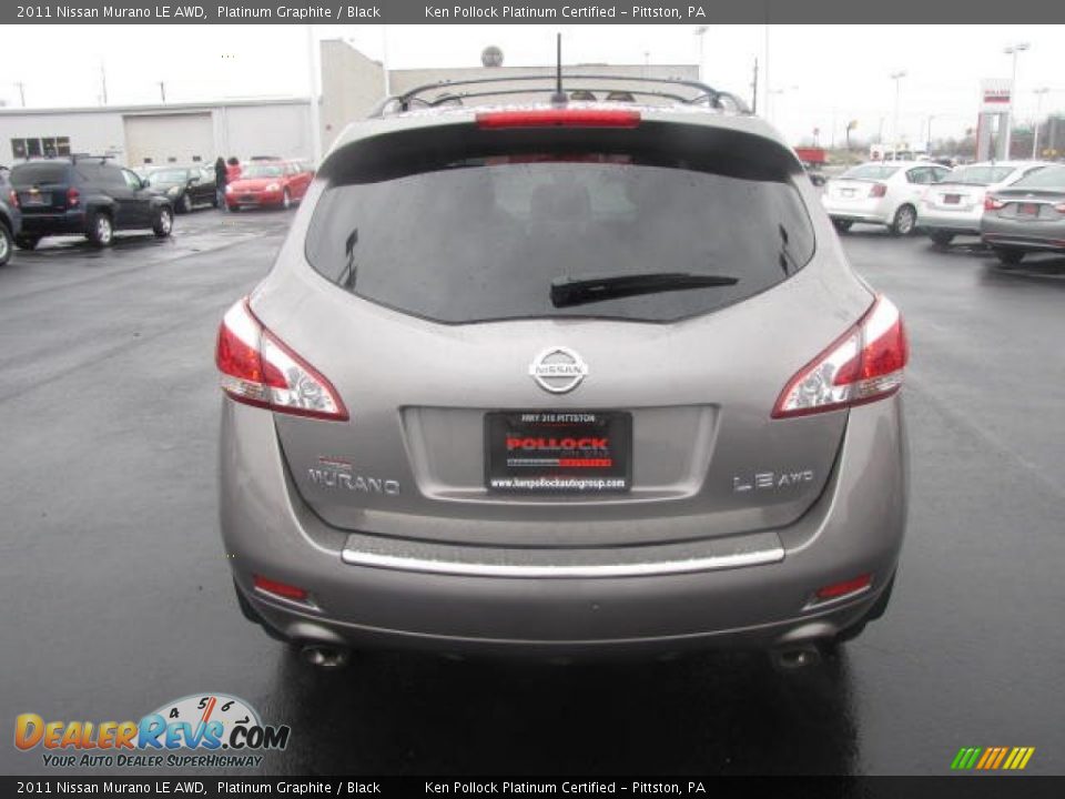 2011 Nissan Murano LE AWD Platinum Graphite / Black Photo #6