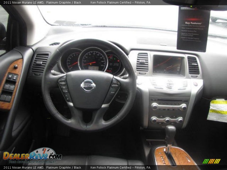 2011 Nissan Murano LE AWD Platinum Graphite / Black Photo #24