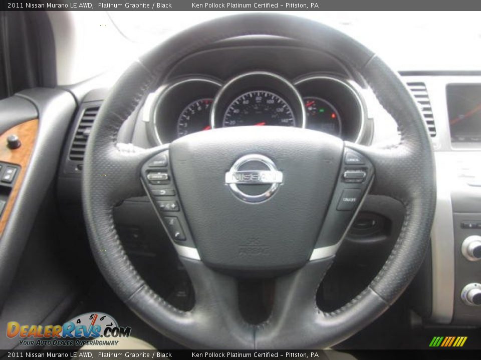 2011 Nissan Murano LE AWD Platinum Graphite / Black Photo #30