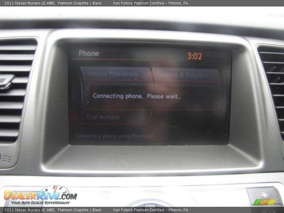 2011 Nissan Murano LE AWD Platinum Graphite / Black Photo #32