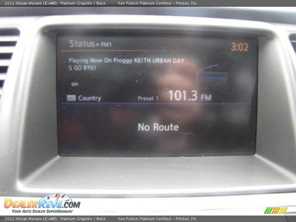 2011 Nissan Murano LE AWD Platinum Graphite / Black Photo #33