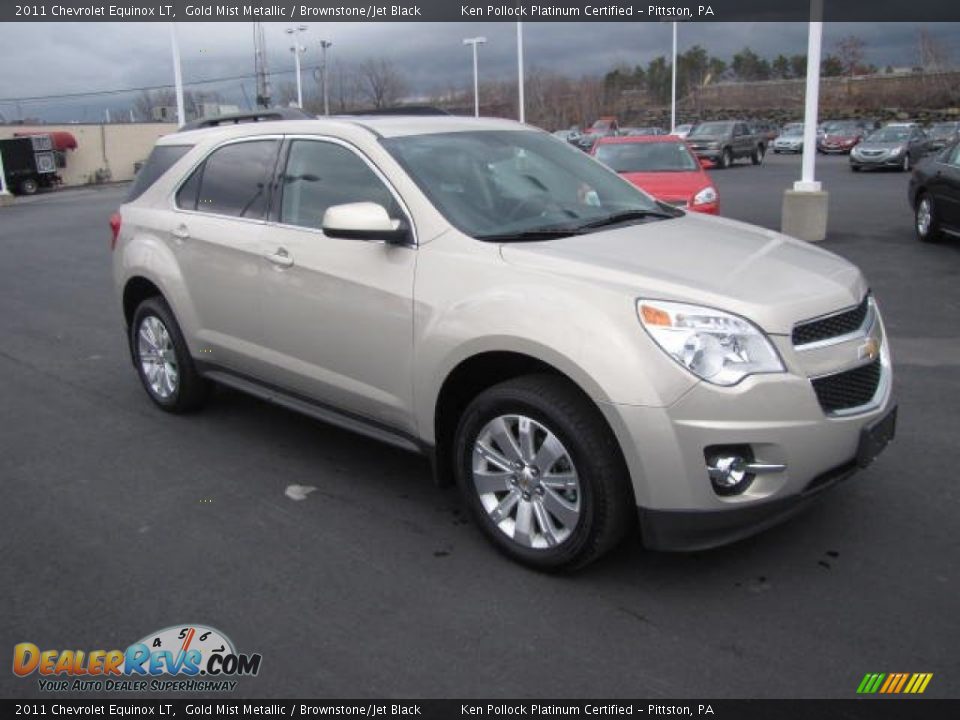 2011 Chevrolet Equinox LT Gold Mist Metallic / Brownstone/Jet Black Photo #3