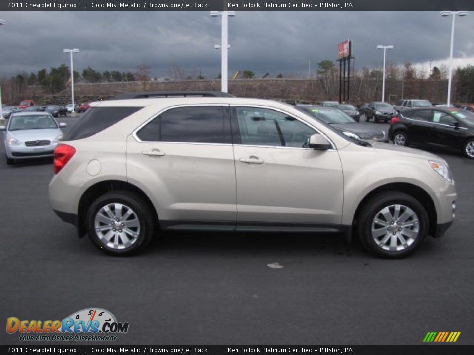 2011 Chevrolet Equinox LT Gold Mist Metallic / Brownstone/Jet Black Photo #4