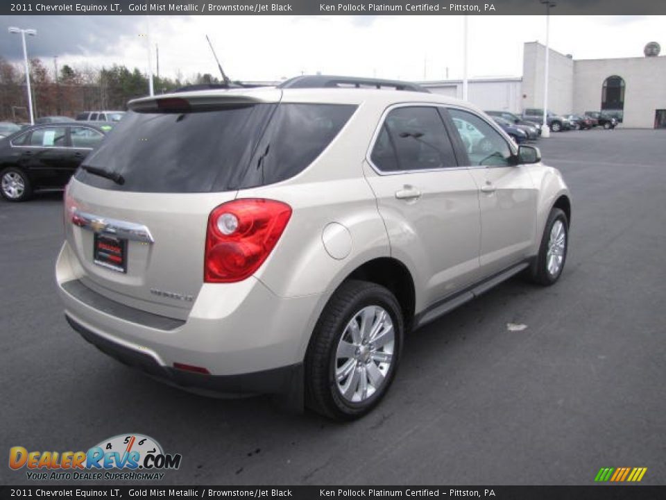 2011 Chevrolet Equinox LT Gold Mist Metallic / Brownstone/Jet Black Photo #5