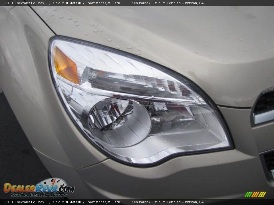 2011 Chevrolet Equinox LT Gold Mist Metallic / Brownstone/Jet Black Photo #10