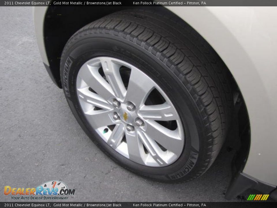2011 Chevrolet Equinox LT Gold Mist Metallic / Brownstone/Jet Black Photo #13