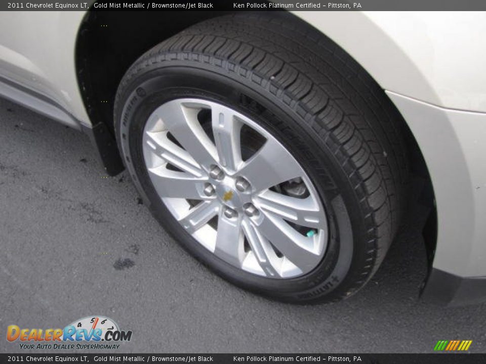 2011 Chevrolet Equinox LT Gold Mist Metallic / Brownstone/Jet Black Photo #14