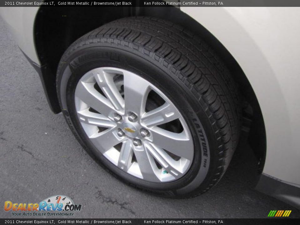 2011 Chevrolet Equinox LT Gold Mist Metallic / Brownstone/Jet Black Photo #15