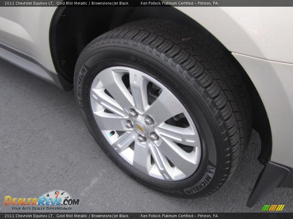 2011 Chevrolet Equinox LT Gold Mist Metallic / Brownstone/Jet Black Photo #16