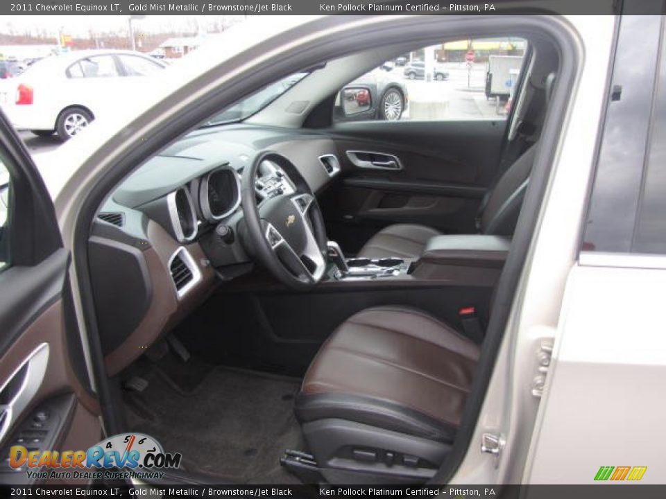 2011 Chevrolet Equinox LT Gold Mist Metallic / Brownstone/Jet Black Photo #17