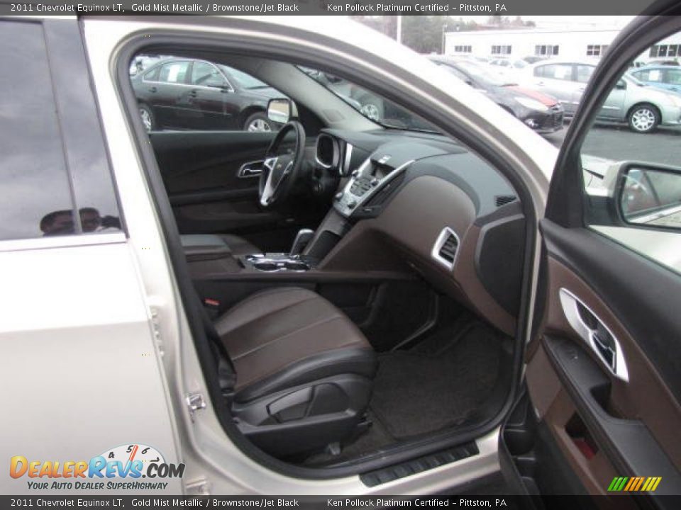 2011 Chevrolet Equinox LT Gold Mist Metallic / Brownstone/Jet Black Photo #19