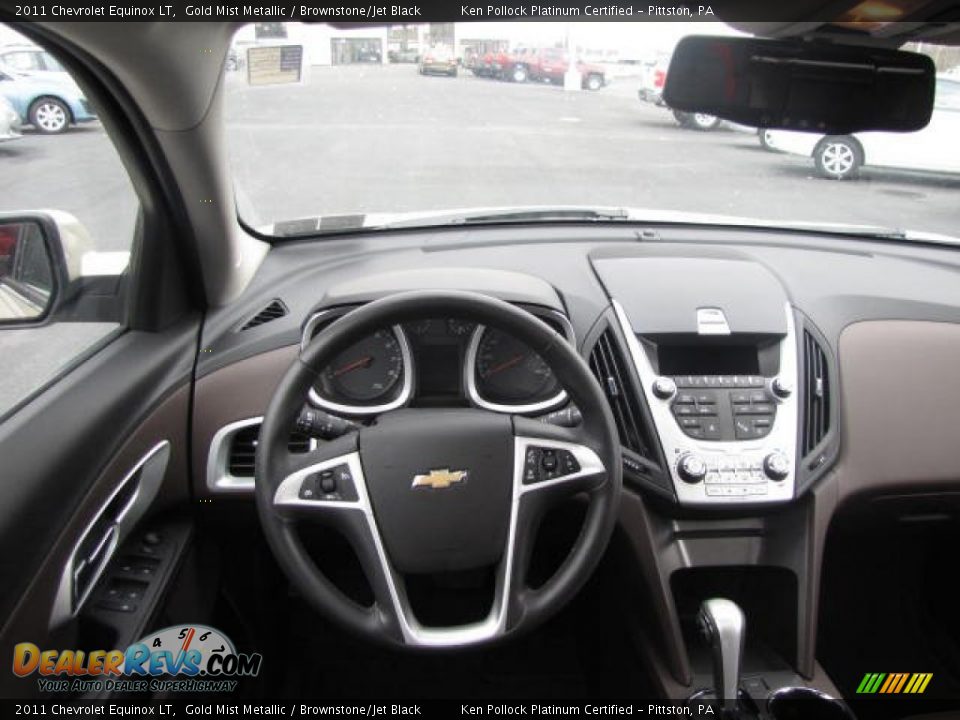 2011 Chevrolet Equinox LT Gold Mist Metallic / Brownstone/Jet Black Photo #25